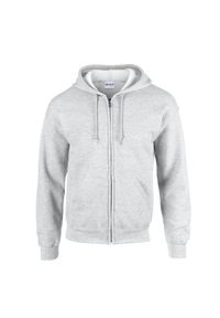 GILDAN - Bluza Z Kapturem Dla Dorosłych Unisex Heavy Blend Full Zip. Typ kołnierza: kaptur. Kolor: fioletowy, wielokolorowy, szary