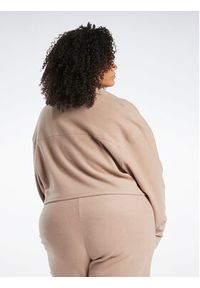 Reebok Bluza Reebok Classics Reverse Fleece Layer (Plus Size) IB4449 Brązowy. Kolekcja: plus size. Kolor: brązowy. Materiał: bawełna #6