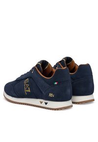 EA7 Emporio Armani Sneakersy 7X000648 AF17465 MZ566 Granatowy. Kolor: niebieski. Materiał: skóra #4