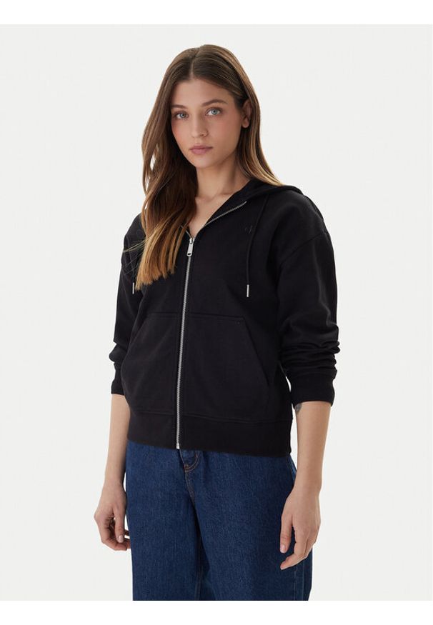 Calvin Klein Jeans Bluza Archive Logo LV047B237G Czarny Regular Fit. Kolor: czarny. Materiał: bawełna