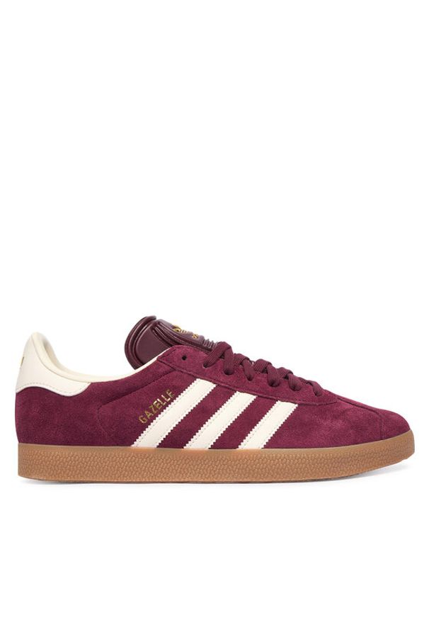 Adidas - adidas Sneakersy Gazelle KK2637 Bordowy. Kolor: czerwony. Materiał: skóra, zamsz. Model: Adidas Gazelle