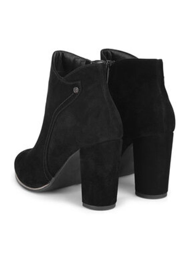 Lasocki Botki WYL3786-2Z Czarny. Kolor: czarny. Materiał: zamsz, skóra