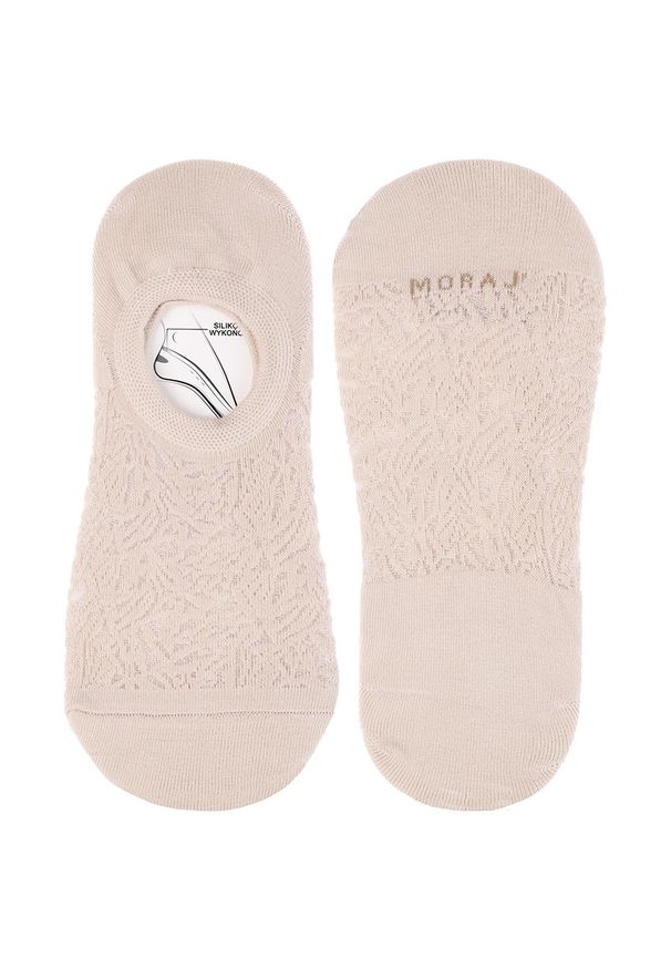 Eleganckie Stopki Damskie Moraj Mix Kolor 3 Pary. Kolor: szary. Materiał: materiał. Wzór: ażurowy