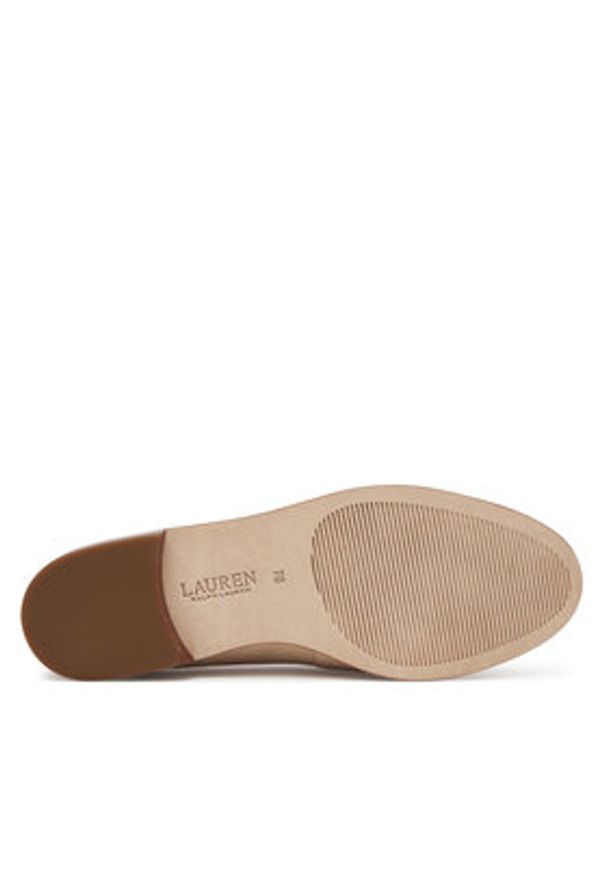 Lauren Ralph Lauren - LAUREN RALPH LAUREN Mokasyny Wynnie 802970584001 Beżowy. Kolor: beżowy. Materiał: zamsz, skóra