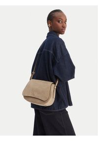 BOSS Torebka Boss Beyond Saddle S 50557963 Beżowy. Kolor: beżowy. Materiał: zamszowe, skórzane #1