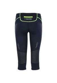 Spodnie damskie legginsy 3/4 Viking Ingrid Capri. Kolor: niebieski, czarny, żółty, wielokolorowy. Sport: bieganie