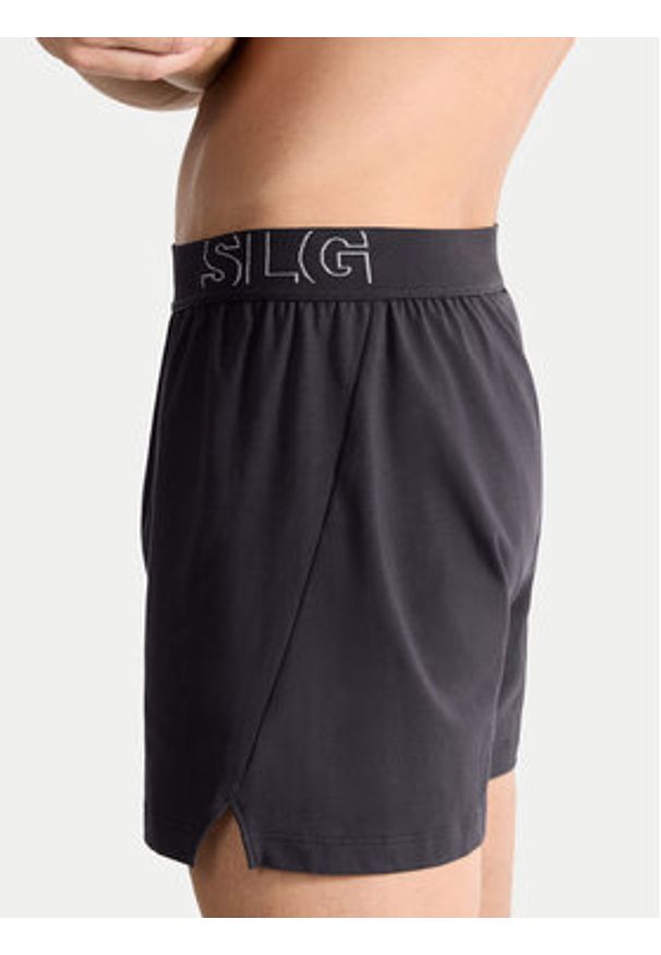 Sloggi Bokserki 10215473 Szary. Kolor: szary. Materiał: bawełna