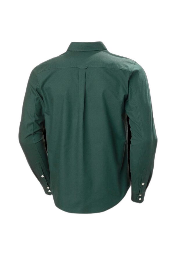 Bawełniana koszula Helly Hansen organic flannel. Okazja: na co dzień. Kolor: zielony. Materiał: bawełna. Styl: casual
