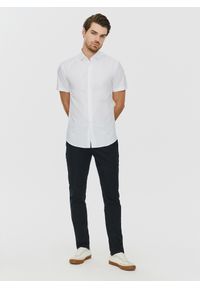 Pako Lorente - PAKO LORENTE – Biała koszula męska z krótkim rękawem. Kolor: biały. Długość rękawa: krótki rękaw. Długość: krótkie. Wzór: gładki #3