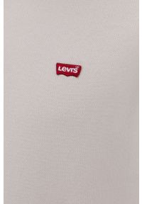 Levi's® - Levi's - Polo. Okazja: na spotkanie biznesowe, na co dzień. Typ kołnierza: polo. Kolor: szary. Materiał: dzianina. Długość: krótkie. Wzór: gładki, aplikacja. Styl: biznesowy, casual #4