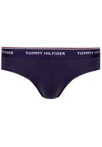 TOMMY HILFIGER - Tommy Hilfiger Komplet 3 par slipów 3p Brief 1U87903766 Granatowy. Kolor: niebieski. Materiał: bawełna #4
