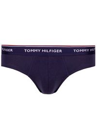 TOMMY HILFIGER - Tommy Hilfiger Komplet 3 par slipów 3p Brief 1U87903766 Granatowy. Kolor: niebieski. Materiał: bawełna #3