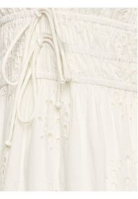 Gina Tricot Sukienka letnia 20049 Biały Regular Fit. Kolor: biały. Materiał: bawełna. Sezon: lato