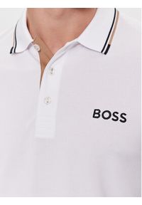 BOSS - Boss Polo Paddy Pro 50469102 Beżowy Regular Fit. Typ kołnierza: polo. Kolor: beżowy. Materiał: bawełna, syntetyk #4