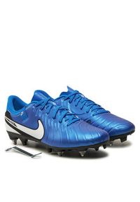 Nike Buty do piłki nożnej Legend 10 Academy Sg-Pro AC DV4338 400 Niebieski. Kolor: niebieski. Materiał: skóra #4