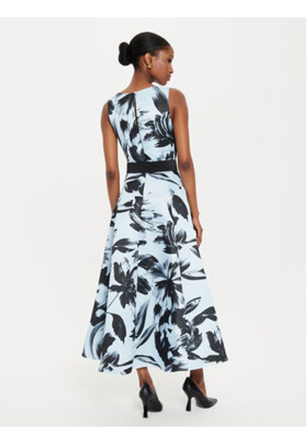 Rinascimento Sukienka wieczorowa CFC0120634003 Niebieski Regular Fit. Kolor: niebieski. Materiał: syntetyk. Styl: wizytowy