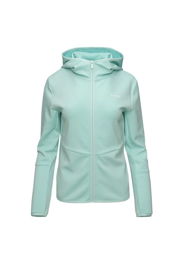 Bluza damska Hi-tec Lady Danio - miętowa, Rozmiar L. Kolor: miętowy. Materiał: materiał, wiskoza, elastan, tkanina, skóra, poliester. Sezon: lato. Sport: fitness