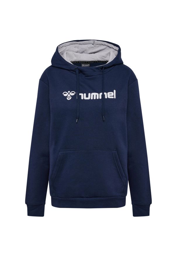 Bluza damska z kapturem Hummel Mover. Typ kołnierza: kaptur. Kolor: niebieski. Materiał: polar. Sezon: zima