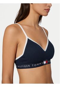 TOMMY HILFIGER - Tommy Hilfiger Biustonosz top UW0UW06272 Niebieski. Kolor: niebieski. Materiał: bawełna #2
