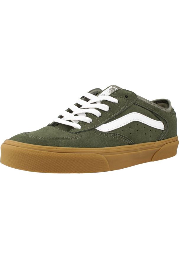 Vans - Buty VANS ROWLEY CLASSIC Zielony. Kolor: zielony. Materiał: tkanina. Model: Vans Classic. Sport: turystyka piesza