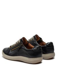 Clarks Sneakersy Nalle Lace 261591244 Czarny. Kolor: czarny. Materiał: skóra #6