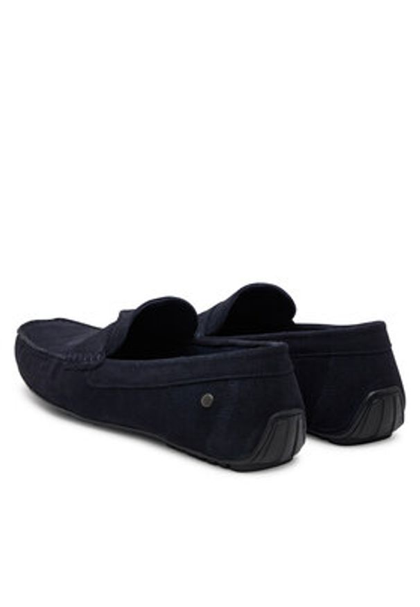 Jack & Jones - Jack&Jones Mokasyny Jfwjensen 12203636 Granatowy. Kolor: niebieski. Materiał: zamsz, skóra