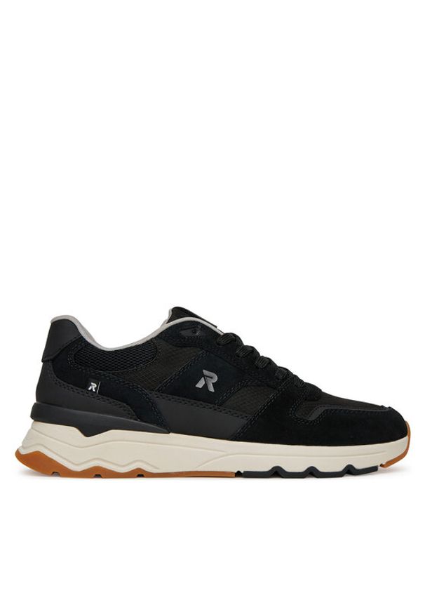 Rieker Revolution Lifestyle Sneakersy U0905-00 Czarny. Kolor: czarny. Materiał: zamsz, skóra