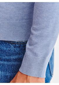 Pako Lorente - PAKO LORENTE – Niebieski sweter męski o-neck. Okazja: na co dzień. Kolor: niebieski. Materiał: wiskoza, poliester. Sezon: jesień. Styl: casual #3