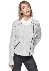 Tom Tailor - DAMSKI ŻAKIET TOM TAILOR FEMININE BOUCLE JACKET. Materiał: dzianina. Wzór: melanż