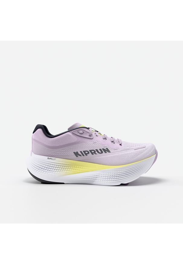 KIPRUN - Buty do biegania damskie Kiprun Kipride Max. Kolor: żółty, fioletowy, wielokolorowy, biały. Sport: bieganie