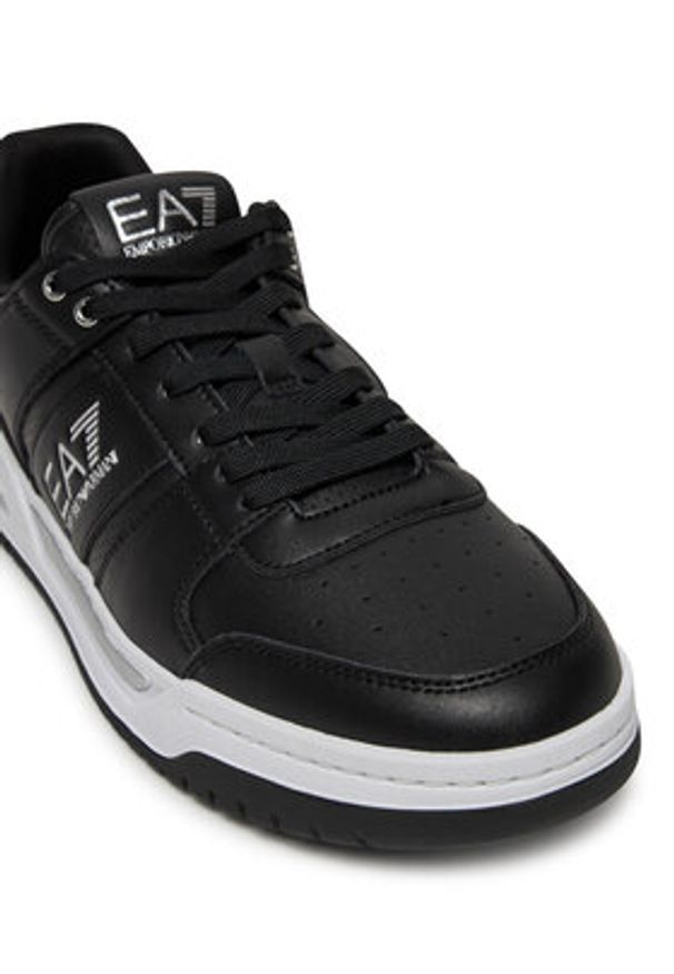 EA7 Emporio Armani Sneakersy X8X234 XK422 R939 Czarny. Kolor: czarny. Materiał: skóra