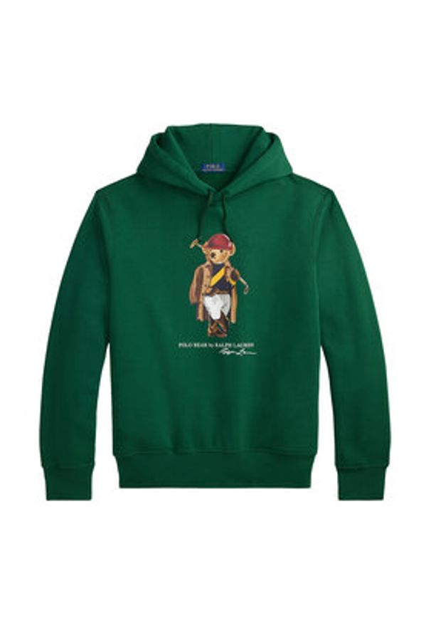 Polo Ralph Lauren Bluza 710B14628001 Zielony Regular Fit. Typ kołnierza: polo. Kolor: zielony. Materiał: bawełna