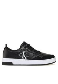 Calvin Klein Jeans Sneakersy Basket Cupsole Low Lth Mono YM0YM00574 Czarny. Kolor: czarny. Materiał: skóra #3