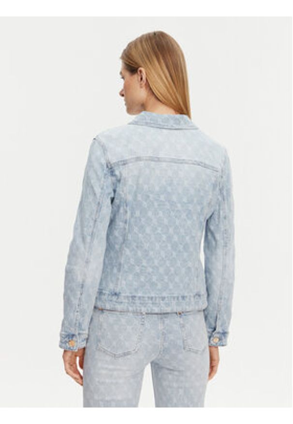 Gaudi Kurtka jeansowa 511BD36002 Niebieski Regular Fit. Kolor: niebieski. Materiał: bawełna