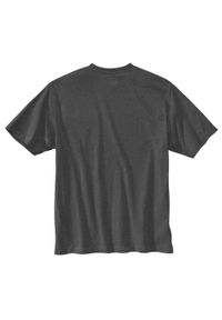 Koszulka sportowa męska T-shirt Carhartt Heavyweight Crafted. Kolor: szary