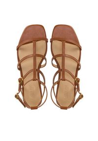 Lauren Ralph Lauren - LAUREN RALPH LAUREN Sandały 802959977003 Brązowy. Kolor: brązowy. Materiał: skóra #3