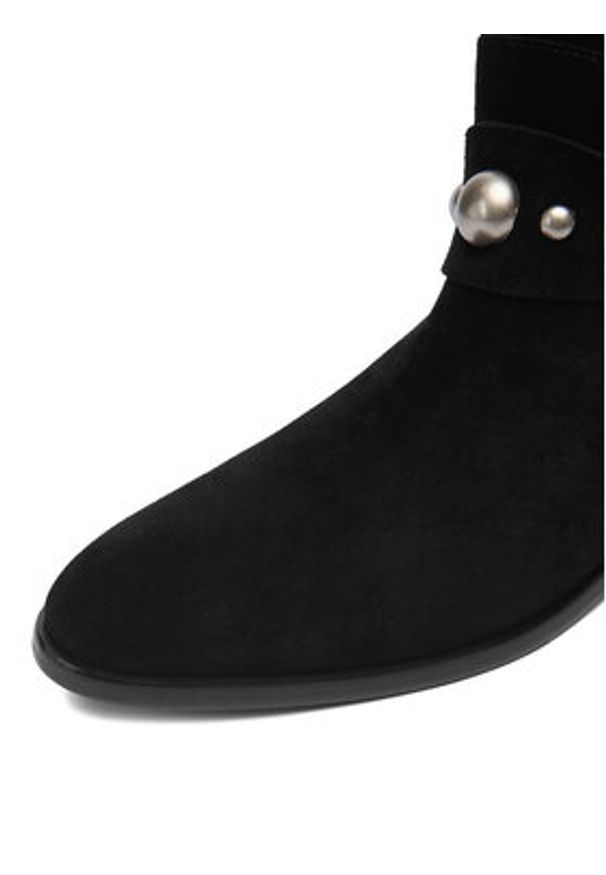 Badura Muszkieterki EO-ARIEL-01 Czarny. Kolor: czarny. Materiał: skóra, zamsz