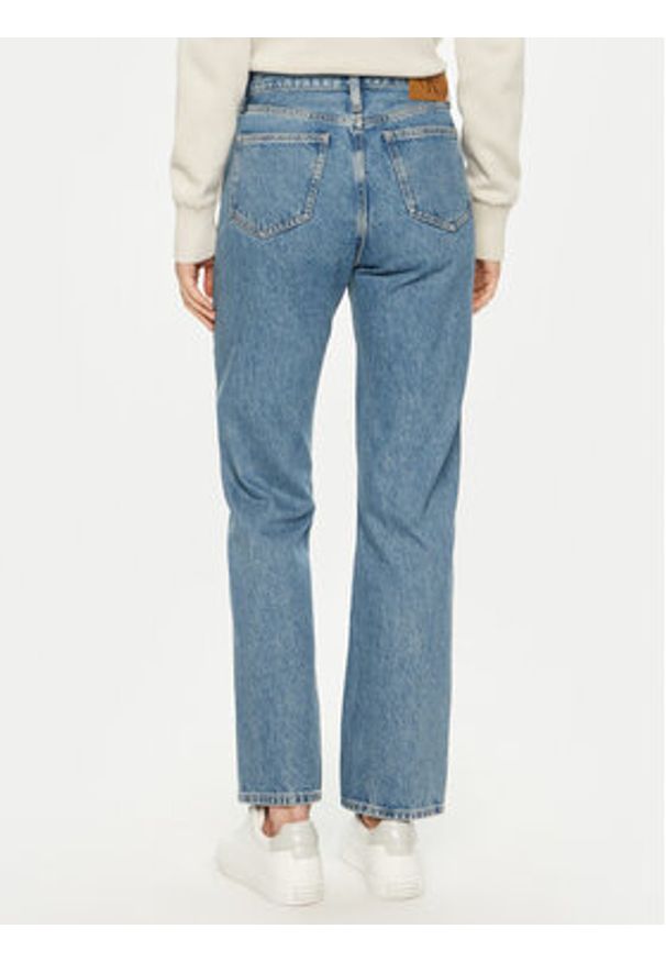 Calvin Klein Jeans Jeansy J20J224996 Niebieski Straight Fit. Kolor: niebieski
