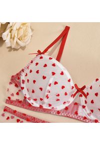 Intica - Komplet bielizny z figami i miseczkami na romantyczne okazje Hana. Kolor: wielokolorowy. Materiał: materiał. Wzór: paski #10
