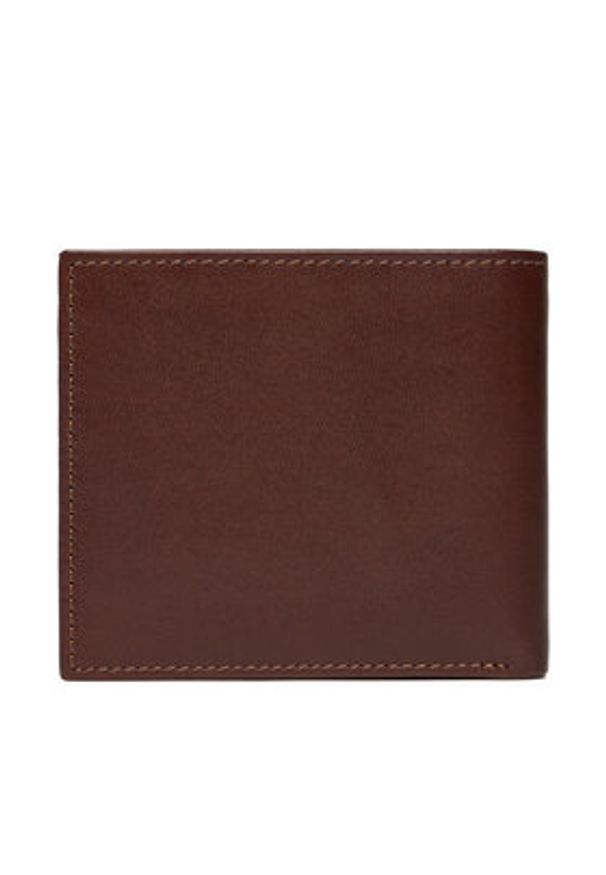 Barbour Duży Portfel Męski MLG0002BR52 Brązowy. Kolor: brązowy. Materiał: skóra