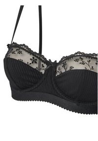 Guess Biustonosz z fiszbiną O5GC06 KCQ60 Czarny. Kolor: czarny. Materiał: syntetyk #2