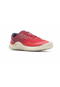Buty do biegania męskie Merrell Trail Glove 7 Lavarot. Zapięcie: sznurówki. Kolor: czerwony. Materiał: materiał, syntetyk. Szerokość cholewki: normalna. Sport: bieganie