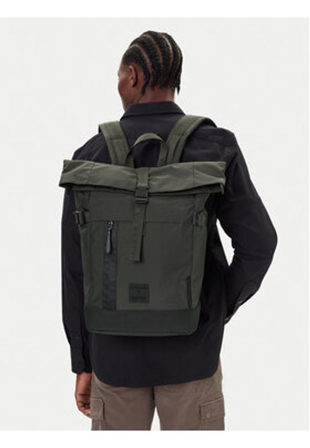 Strellson Plecak Northwood Rs Rolltop 4010003304 Khaki. Kolor: brązowy. Materiał: materiał
