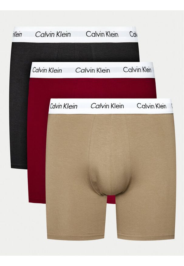 Calvin Klein Underwear Komplet 3 par bokserek 000NB1770A Kolorowy. Materiał: bawełna. Wzór: kolorowy