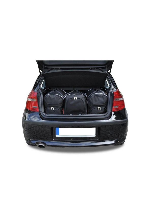 KJUST - Torby Do Bagażnika Bmw 1 Hatchback 2004-2011 3Szt Kjust. Kolor: czarny. Styl: sportowy