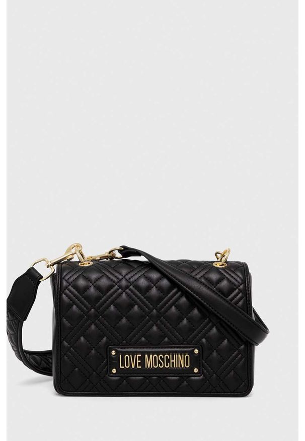 Love Moschino torebka kolor czarny. Kolor: czarny