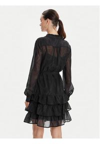 Silvian Heach Sukienka koszulowa PGA22335VE Czarny Regular Fit. Kolor: czarny. Materiał: syntetyk. Typ sukienki: koszulowe