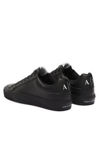 Armani Exchange Sneakersy XUX166 XV653 K001 Czarny. Kolor: czarny. Materiał: skóra