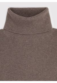 Pako Lorente - PAKO LORENTE – Męski golf w kolorze brązowym. Typ kołnierza: golf. Kolor: brązowy. Materiał: nylon, bawełna. Sezon: jesień #3