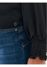 Guess Bluzka Adelaide W3YH52 WD8G2 Czarny Slim Fit. Kolor: czarny. Materiał: syntetyk #5